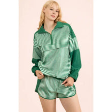 Load image into Gallery viewer, Stripe Active Top & Shorts Set