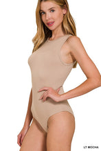 Load image into Gallery viewer, BOAT NECK SLEEVELESS BODYSUIT