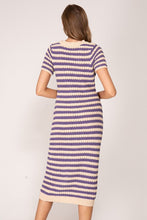 Load image into Gallery viewer, Stripe Sweater Dress