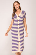 Load image into Gallery viewer, Stripe Sweater Dress