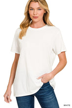 Load image into Gallery viewer, Cotton Boyfriend Round Neck Tee