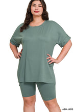 Load image into Gallery viewer, PLUS BRUSHED DTY MICROFIBER ROUND-NECK T