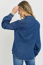 Load image into Gallery viewer, PREORDER Shirring Sleeve Relaxed Fit Button Down