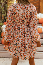 Load image into Gallery viewer, Floral Smocked V Neck Bubble Sleeve Baby