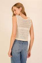 Load image into Gallery viewer, Stripe Crochet Sweater Tank