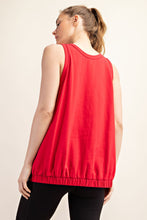 Load image into Gallery viewer, COTTON LYCRA OVERSIZED SLEEVELESS TOP