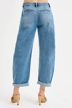 Load image into Gallery viewer, Slouchy Barrel Roll Up Jeans