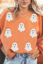 Load image into Gallery viewer, Ghost Sequin Patched Sweatshirt