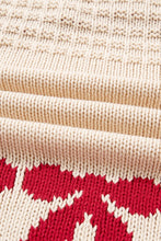 Load image into Gallery viewer, Bow Pattern Textured Open Front Baggy Cardigan