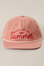 Load image into Gallery viewer, Enjoy The Sea Summer Embroidered Flat Bi