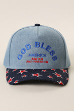 Load image into Gallery viewer, God Bless America Embroidered Star Brim