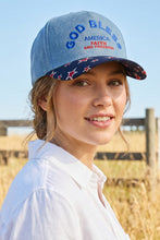 Load image into Gallery viewer, God Bless America Embroidered Star Brim