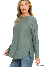 Load image into Gallery viewer, Cotton Slub Jersey Long Sleeve Tee Shirt