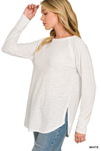 Load image into Gallery viewer, Cotton Slub Jersey Long Sleeve Tee Shirt