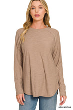 Load image into Gallery viewer, Cotton Slub Jersey Long Sleeve Tee Shirt