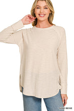 Load image into Gallery viewer, Cotton Slub Jersey Long Sleeve Tee Shirt