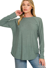 Load image into Gallery viewer, Cotton Slub Jersey Long Sleeve Tee Shirt