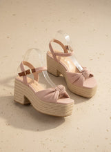 Load image into Gallery viewer, Palmer Bow Knot Platform Espadrille Sand