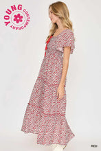 Load image into Gallery viewer, Floral Print Maxi Dress