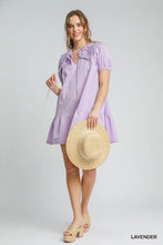 Load image into Gallery viewer, Embroidered Collar Mini Dress