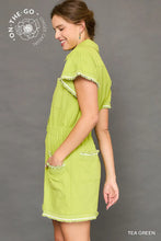 Load image into Gallery viewer, Casual Button-Front Utility Dress