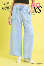 Load image into Gallery viewer, Luxeknit Wide Leg Lounge Pants with Trim