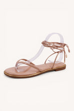 Load image into Gallery viewer, Lace-Up Thong Sandals Strappy Ankle Tie