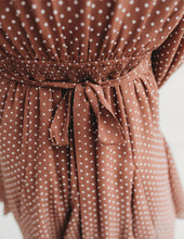Load image into Gallery viewer, Polka Dot Flared Mini Dress