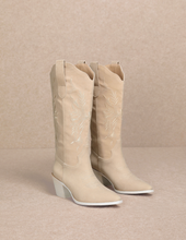 Load image into Gallery viewer, Floral Embroidered Western Boots
