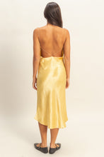 Load image into Gallery viewer, Cowl Neck Satin Midi Dress