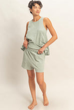 Load image into Gallery viewer, Sleeveless Round Neck Top & Shorts Set