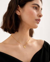 Load image into Gallery viewer, CROSS NECKLACE | Gold Coated | 18 11/16"