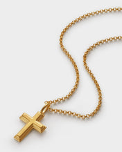 Load image into Gallery viewer, CROSS NECKLACE | Gold Coated | 18 11/16"