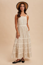 Load image into Gallery viewer, Cotton Floral Pintuck Maxi