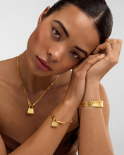 Load image into Gallery viewer, LUXE LOCK NECKLACE | Gold Coated | 18 11