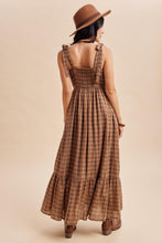 Load image into Gallery viewer, Tartan Cotton Maxi Dress
