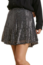 Load image into Gallery viewer, Sequin Elastic Waistband Skirt with Lini
