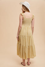 Load image into Gallery viewer, Cotton Plaid Summer Dress
