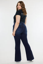 Load image into Gallery viewer, Plus High Rise Double WB Detail Fray Hem Jeans
