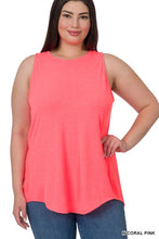 Load image into Gallery viewer, PLUS LUXE RAYON SLEEVELESS ROUND NECK
