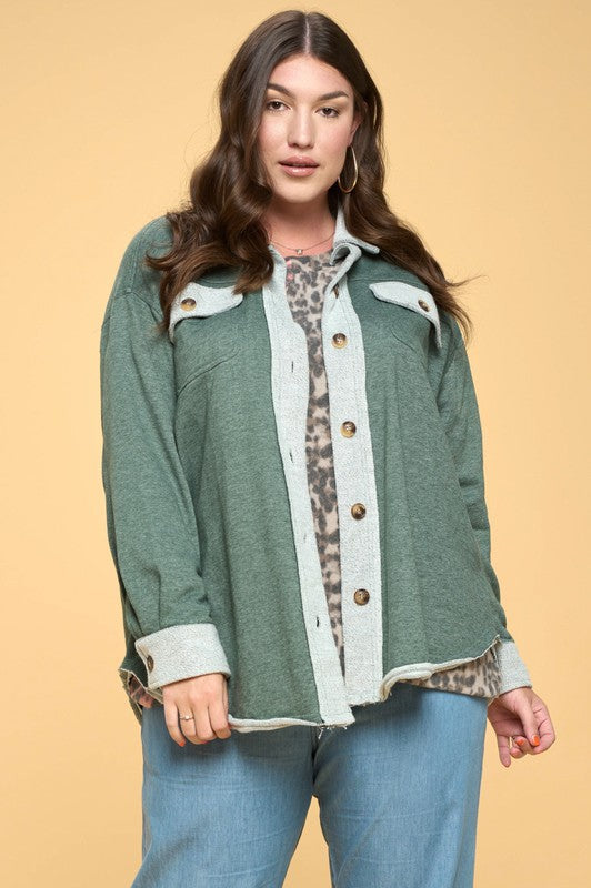 Plus Multi-color Soft Lightweight Terry