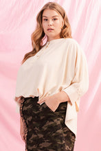 Load image into Gallery viewer, Plus Solid China Collar Placket Detail T
