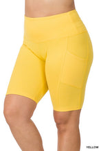 Load image into Gallery viewer, PLUS COTTON WAISTBAND BIKER SHORTS
