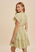 Load image into Gallery viewer, Floral Tassel Tie Neck Mini Dress
