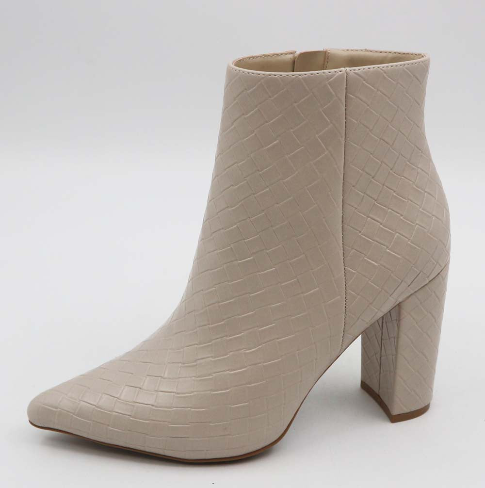 Embossed Woven Bootie