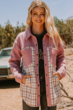 Load image into Gallery viewer, Plaid Double Bust Pockets Jacket
