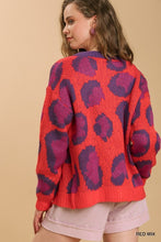 Load image into Gallery viewer, Animal Print Button Front Cardigan
