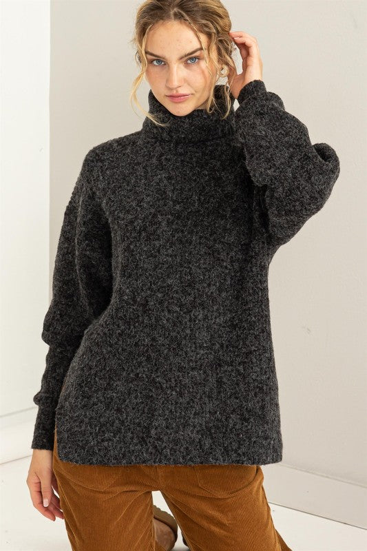 HIGH NECK SWEATER