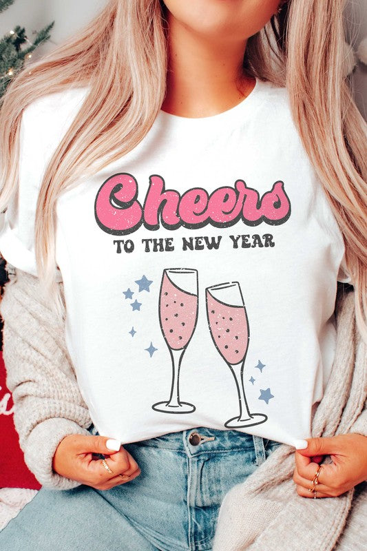Cheers To The New Year Graphic Tee