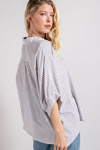 Load image into Gallery viewer, PLUS BUTTON DOWN STRIPE SHIRT

